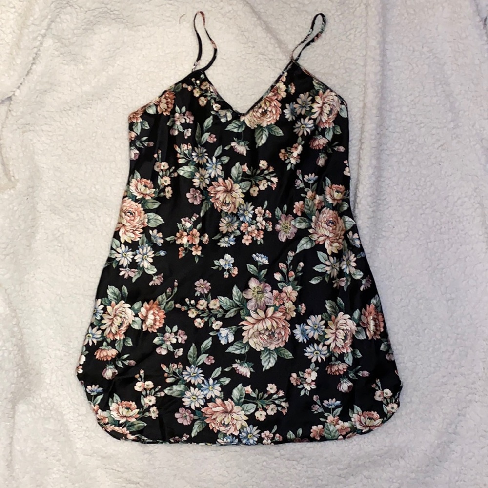 Silk night gown